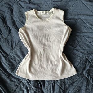 Carolyn Taylor off white Tank Top